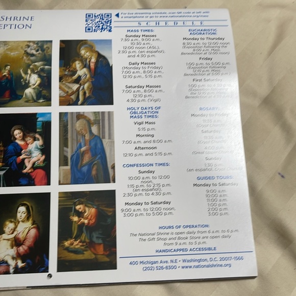 2025 Calendar✝️Our Lady in Art - Picture 7 of 7